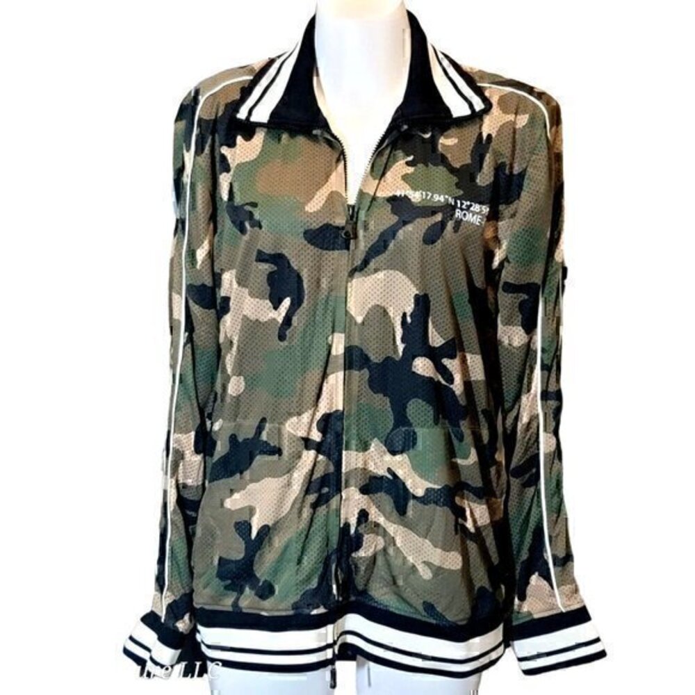 Valentino Coat L Jacket Always Rome Camouflage